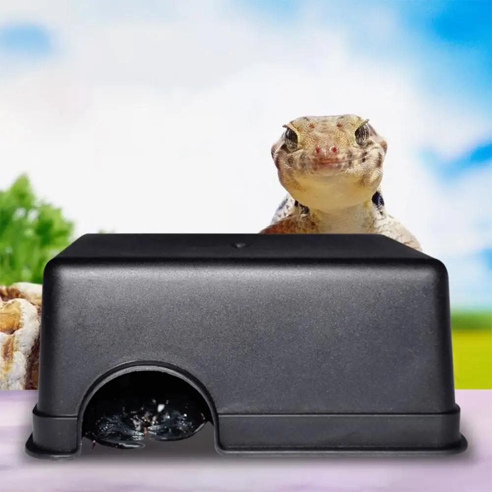 Adeeing маленькие рептилии домашние игрушки Gecko змея укрытие дом еда чаша для воды