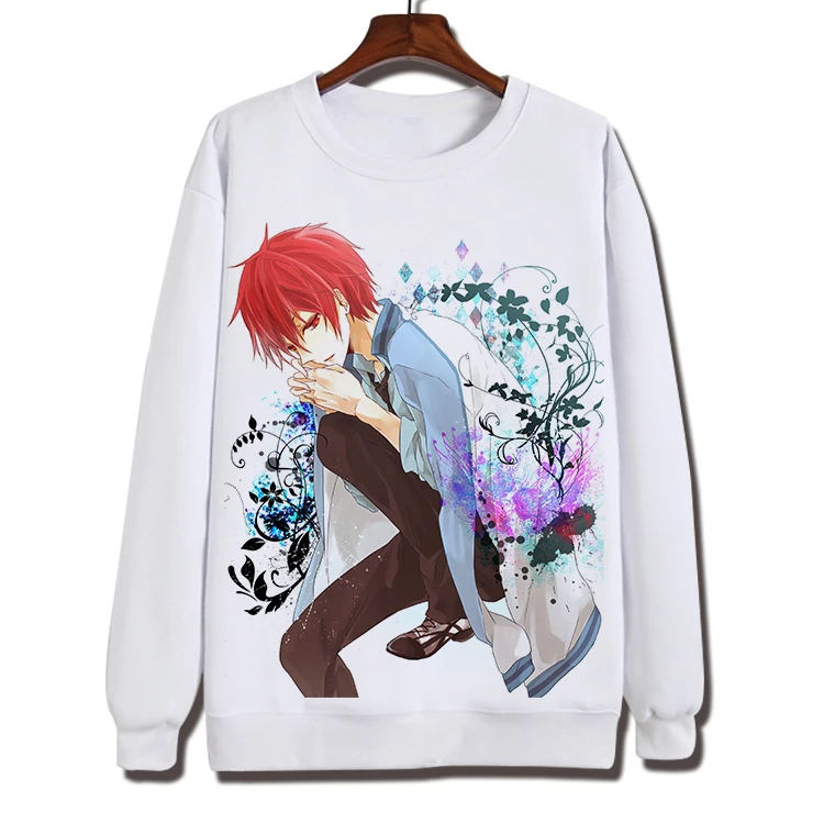 Аниме Kuroko без корзины пальто Свитшот Tetsuya Kagami косплей мужская и женская модель