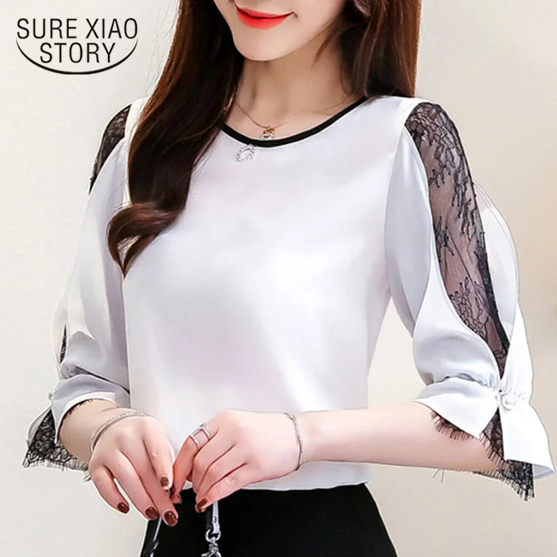 Женские летние блузки blusas mujer de moda без рукавов белая блузка шифоновая женские блузка топы и блузки 4201 50