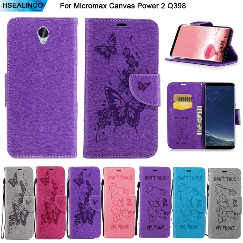 Чехол Кошелек Для Micromax Canvas Power 2 Q398 из искусственной кожи магнитные отделения для