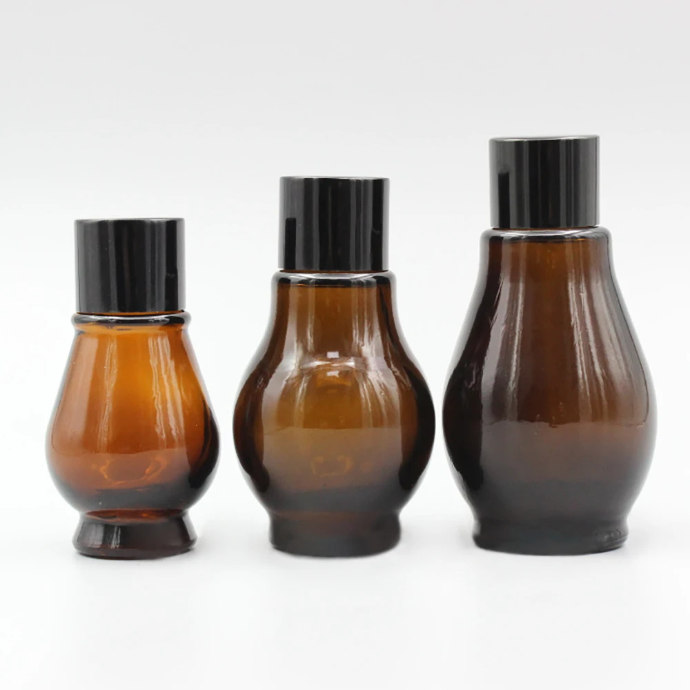 e-liquid glass bottle 10ml amber skincare packaging for oil travel tool