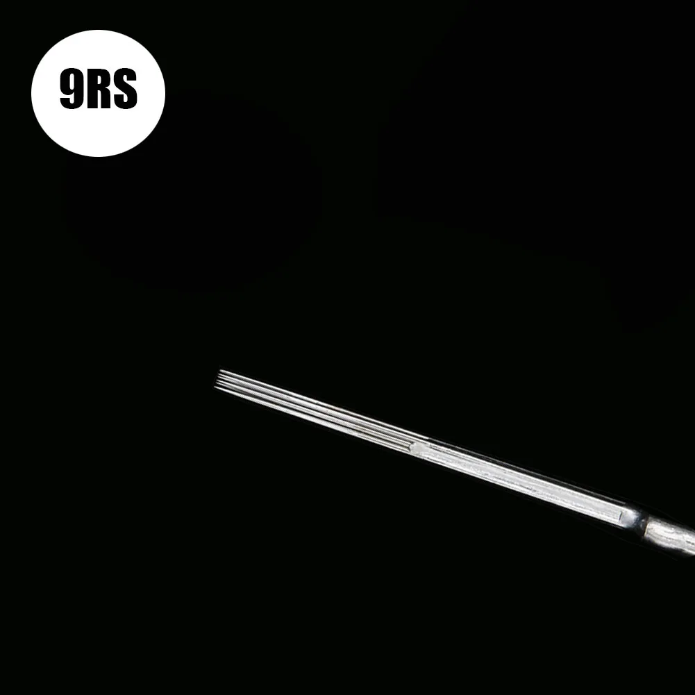 Одноразовые 50 шт RL/RS/RM/M1 тату микроблейдинг иглы круглый вкладыш 3RS/5RS/7RS/9RS/11RS боди