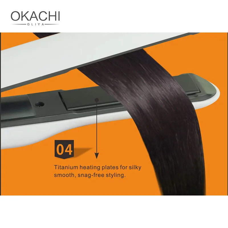 

Professional Fast Heating Wireless Cordless Hair Straightener Mini Handheld Household Salon Travel Straightening Irons OKACHI