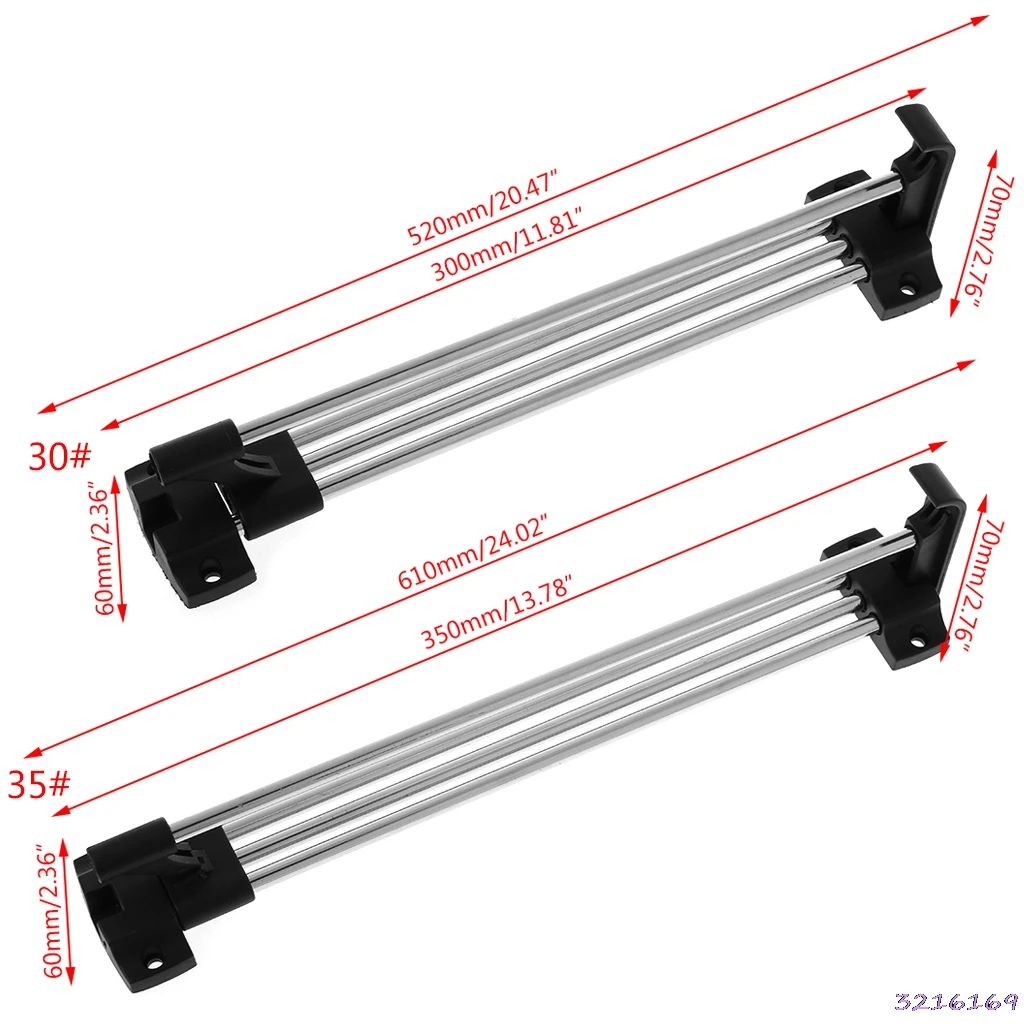 Retractable Wardrobe Clothes Hanger Pull Out Closet Rod Rail Organizer Rack | Мебель