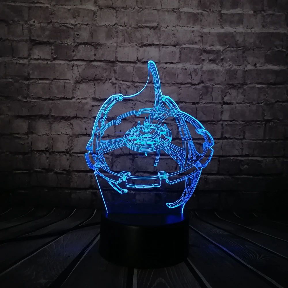 Новое поступление звездная война трек 3D яркие разноцветные лампочки RGB
