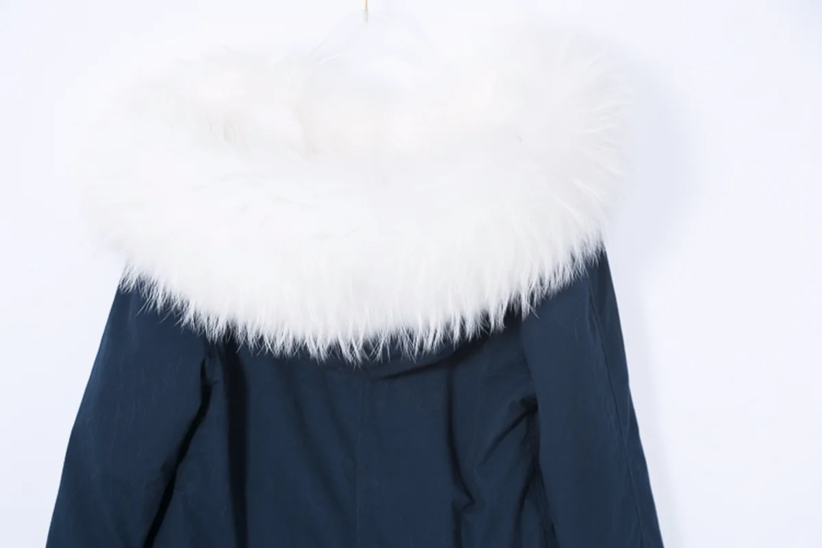 OFTBUY 2018 длинная парка зимняя куртка Для женщин натуральным мехом пальто