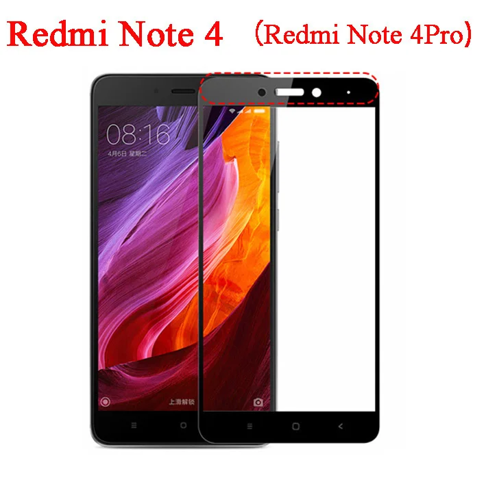 3D 9H Tempered Glass For Xiaomi Redmi Note 4 4X Full Coverage Screen Protector Protective Film | Мобильные телефоны и