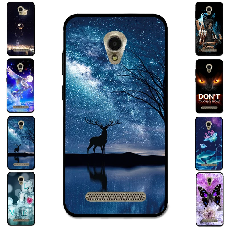 Чехол для Prestigio Wize YA3 PSP3416 Don't Touch My phone Animal Gold Eyes чехол Y3 PSP3406DUO|Бамперы| |