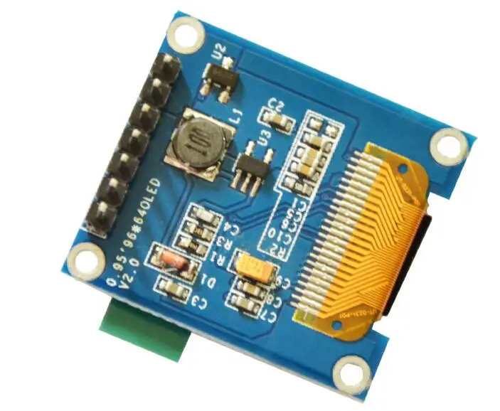 10pcs 0.95 inch full color OLED Display module with 96x64 Resolution SPI Parallel Interface SSD1331 Controller 7PIN new | Электронные