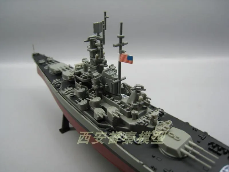 AMER 1/1000 масштаб военная модель игрушки USS Массачусетс(BB-59) 1941 линкор литой металлический корабль модель игрушки для коллекции, подарок