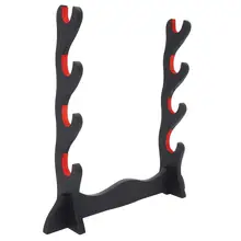 Velvet Padded Sword Stand Felt Protect Display Holder Samurai Sword Katana Wakizashi Tanto Holder 4 Layer