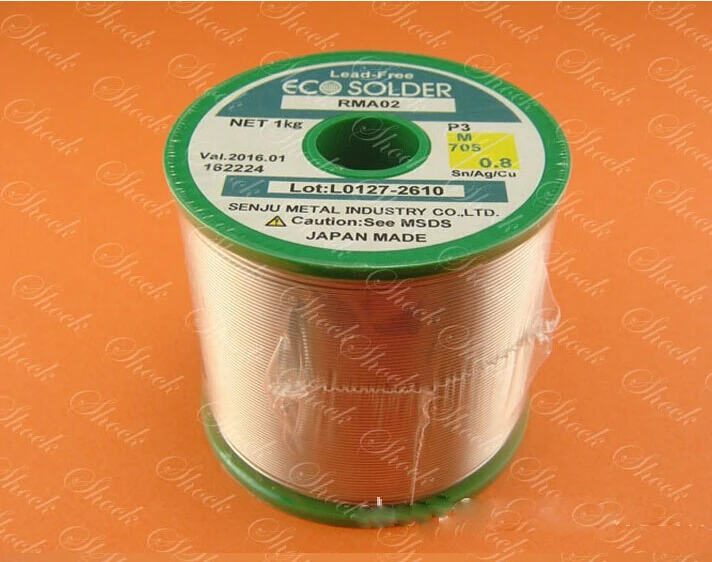 free shipping M705 P3 0.8mm solder lead-free containing silver 3% wire 10meters | Обустройство дома