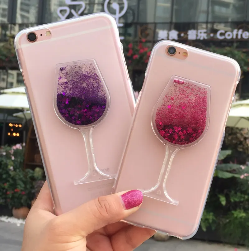 Блестящий стеклянный чехол для телефона с изображением сыпучего песка и духов s