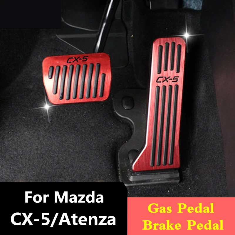 

For Mazda CX-5 2012 2013 2014 2015 Mazda 3 6 ATENZA Axela 2016 2017 2018 Car Gas Pedal Brake Pedal Foot Pedal Accelerator Cover