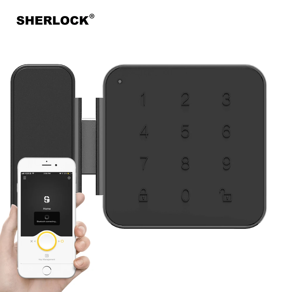 Шерлок пароль блокировки дверей Keyless Цифровой Электрический Smart Lock Bluetooth APP
