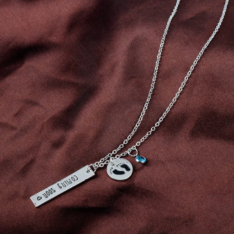 2019 модное серебряное кольцо с покрытием из бабушка скоро в продаже след ожерелье