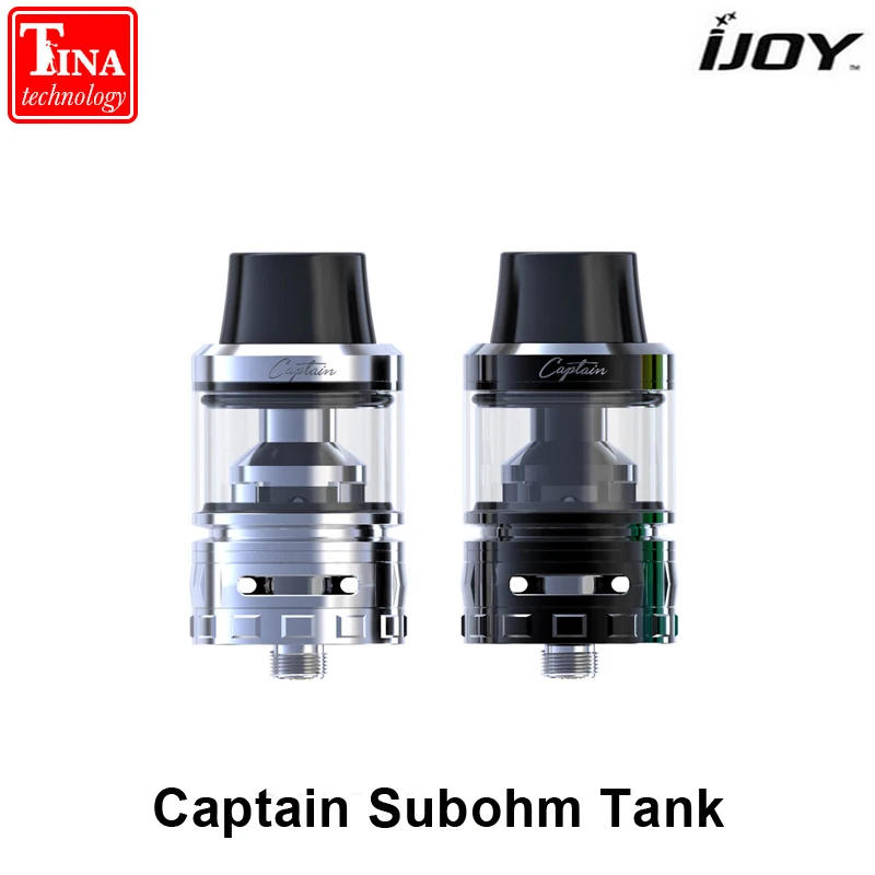 Оригинал IJOY капитан Subohm майка 4 мл 0.3ohm CA2 катушки 60-80 W/0.15ohm CA8 60-120 W распылитель для