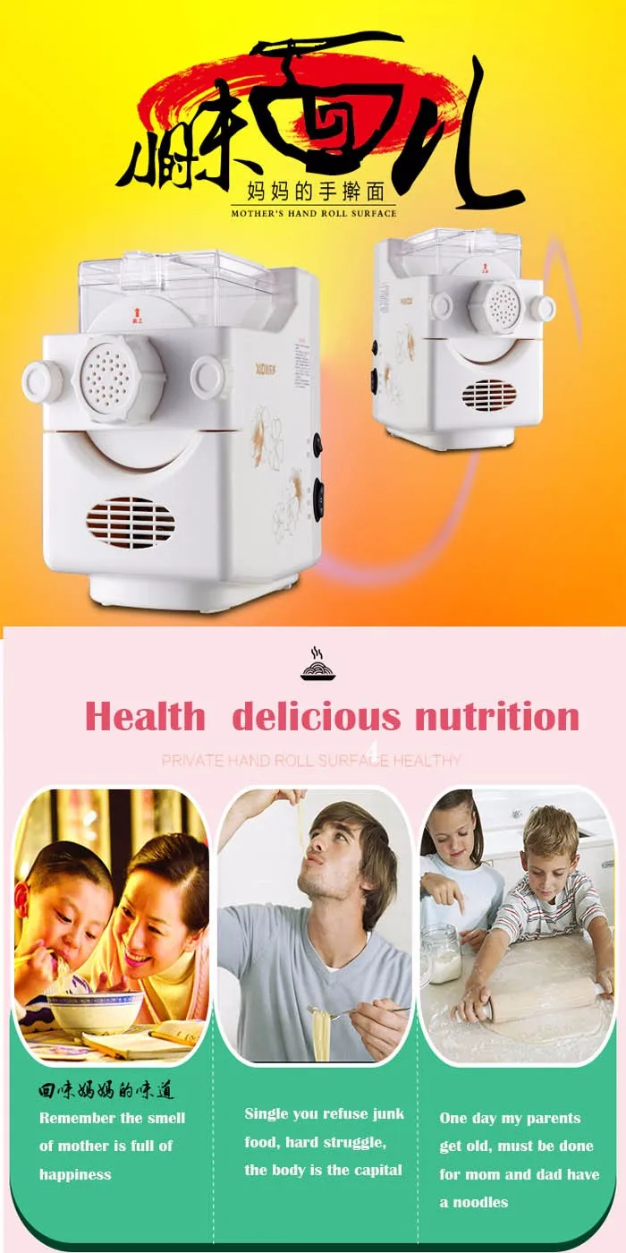 DIY Household Fully-Automatic Pasta Machine Small Electric Noodle Maker MTJ138