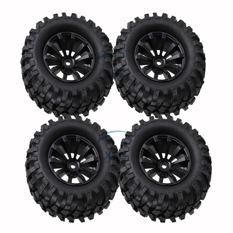 Фото 4pcs 96mm Diameter Wheel Rim & Tires Set Rubber Tyre for RC 1/10 Rock Crawler Car SCX10 TAMIYA CC01 RC4WD D90 Игрушки и хобби 4pcs 96mm Diameter Wheel Rim & Tires Set Rubber Tyre for RC 1/10 Rock Crawler Car SCX10 TAMIYA CC01 RC4WD D90 Игрушки и хобби
