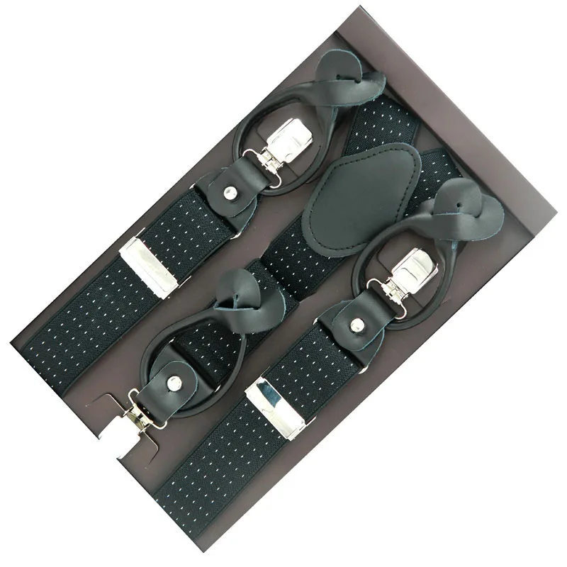 Модные подтяжки y образная форма двойного назначения зажимы на мужской кнопке