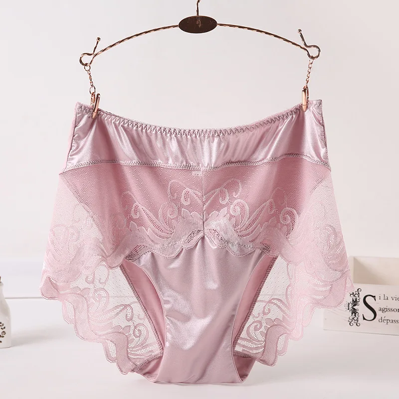 Плюс Размеры Трусики для женщин Для Кружево белье дышащий выдалбливают Нижнее