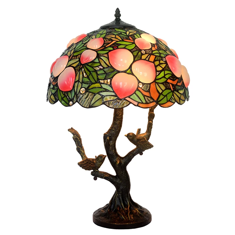 Винтажное витражное стекло Tiffanylamp арт-деко офисный салон отельный ресторан бар