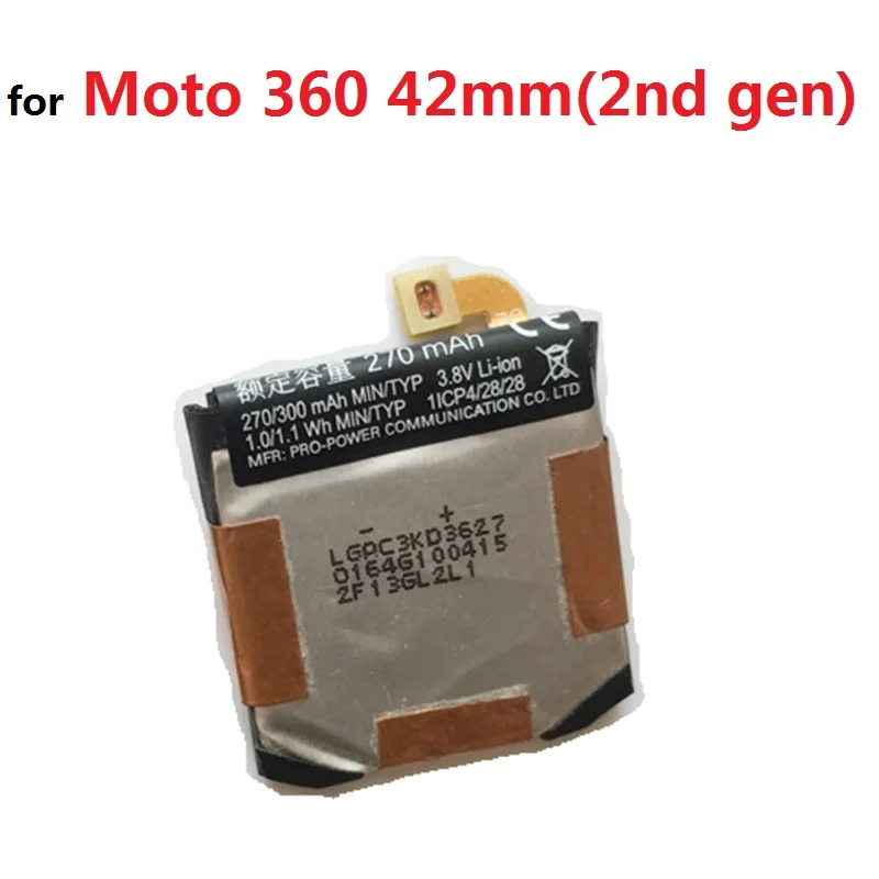 В 3 8 в батарея для Motorola Moto 360 мм 42 46 (2nd gen) спортивные часы литий-полимерный