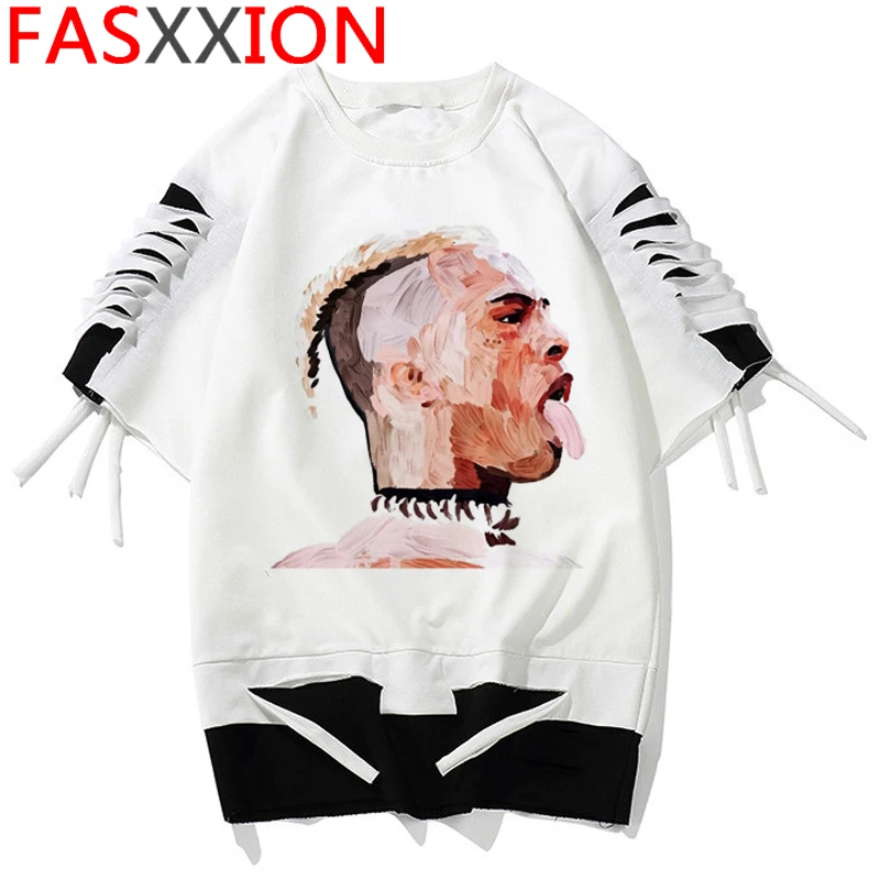Xxxtentacion хип-хоп Swag Rapper футболка с принтом Мужская/wo Мужская Уличная забавная футболка уличная Футболка Модный Топ Футболка для мужчин/женщин