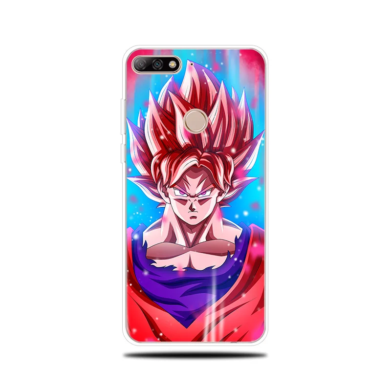 Dragon Ball Z силиконовый чехол для телефона huawei Y5 Y6 ii Prime 2017 2018 крышка Y7