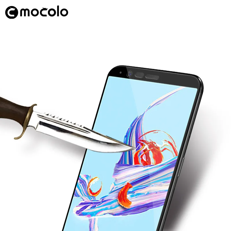 Mocolo полное покрытие протектор экрана из закаленного стекла для Oneplus 5/5 T против