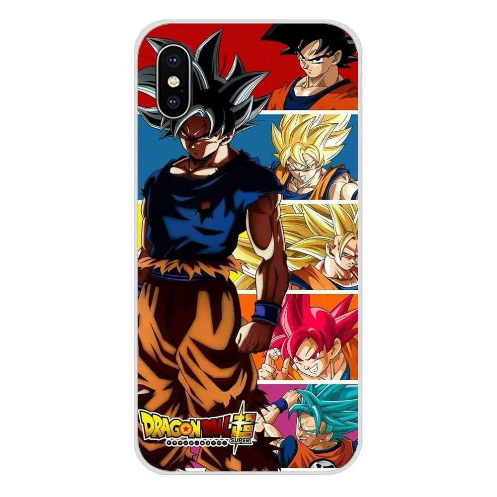 Силиконовый чехол Ultra Instinct Vegeta vs son goku для Apple iPhone X XR XS MAX 4 4S 5 5S 5C SE 6 6S 7 8 Plus ipod touch |