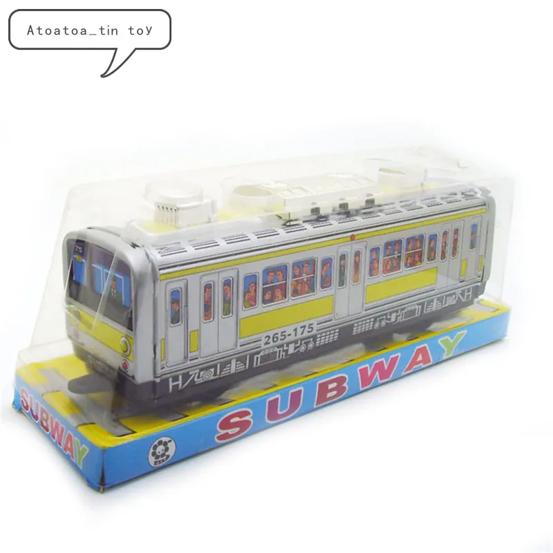 

Классическая оловянная игрушка для метро, заводные игрушки, машина для метро, заводная жестяная игрушка для детей и взрослых, образовательн...