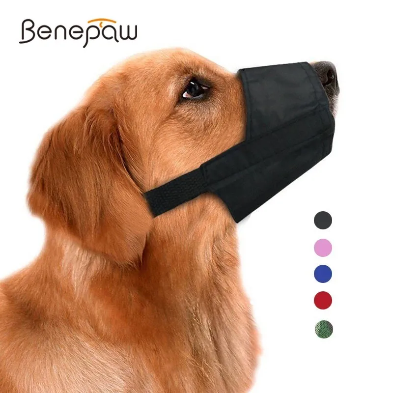 Benepaw регулируемые анти укусы лай мордочки для собак 7 размеров прочный маленький