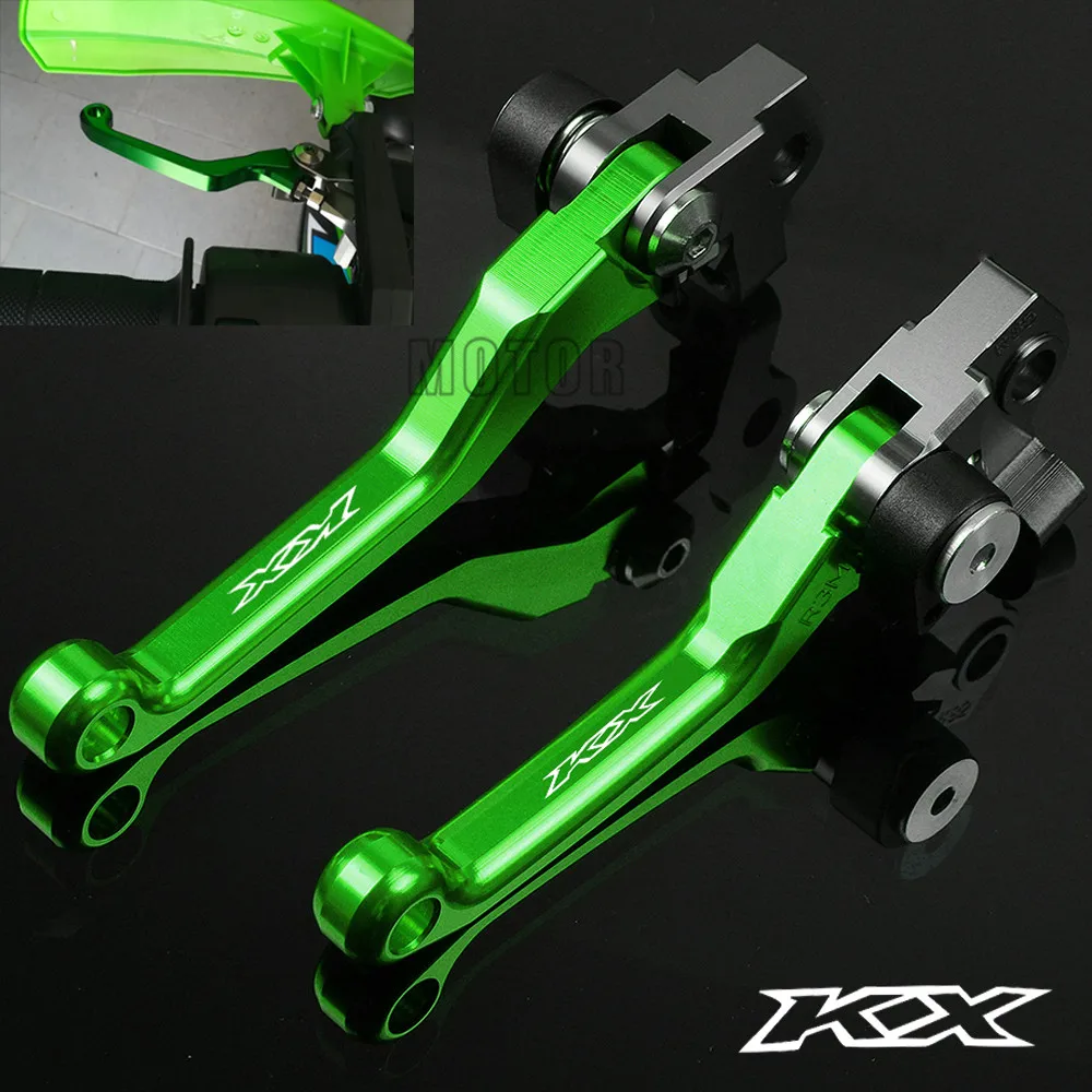 

For Kawasaki KX65/KX85/KX125/KX250/KX250F/KX450F CNC Motorcycle Dirt Pit Bike Pivot Brake Clutch Levers KX 65 85 125 250 450 F