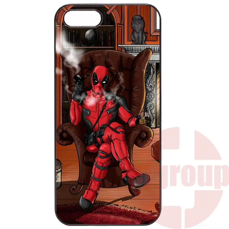 Пластиковый чехол для Galaxy Core 4G Alpha Mega 2 6.3 Grand Prime S6 Edge Plus Ace4 G313h G357 Marvel Avengers Superhero Deadpool.