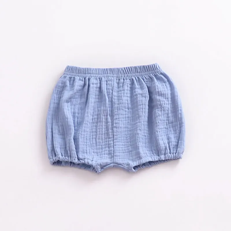 

2-7 yrs linen pleated kids pants Hot 2018 summer girls boys pants children ankle-length pants harem pants baby boy girl clothes