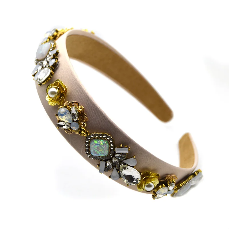 Женская повязка на голову в стиле барокко с кристаллами|Украшения для волос| |