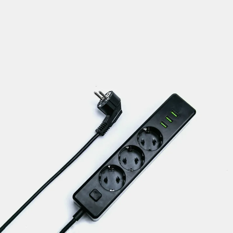 Новый 10A Мощность полосы 3 Порты и разъёмы USB розетки настенная розетка смарт