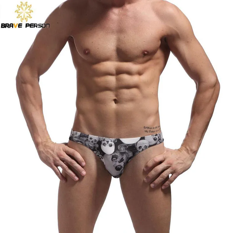 Мужские трусы Brave купальные костюмы человека сексуальный купальник с заниженной