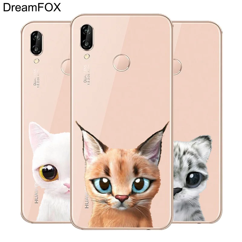DREAMFOX M491 забавный кот Мягкий ТПУ силиконовый чехол для Huawei Honor 6a 6C 7X9 10 P20 P30 Lite Pro P Smart
