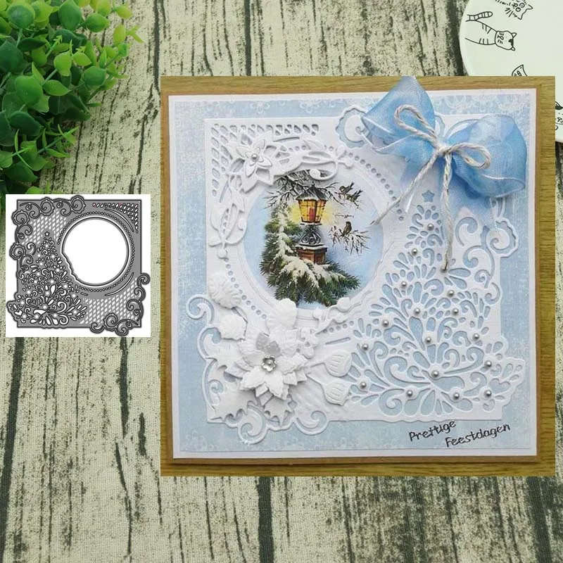 Кружевные металлические Вырубные штампы вырезанные формы для украшения