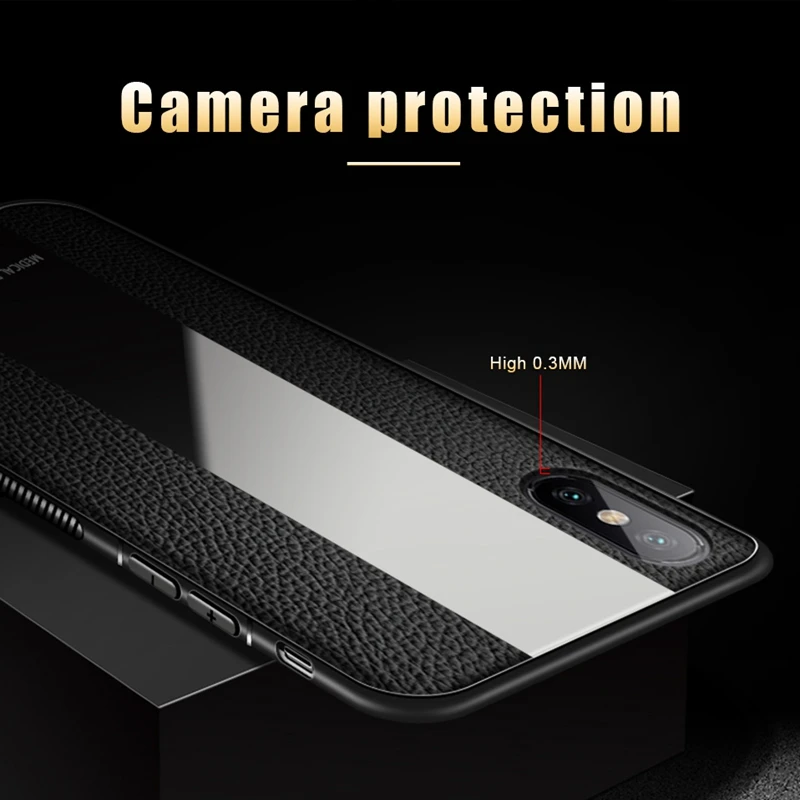 Кожаный чехол для телефона iPhone XS Max Xr X мягкий из ТПУ с краями 6 7 8 plus мягкие кожаные