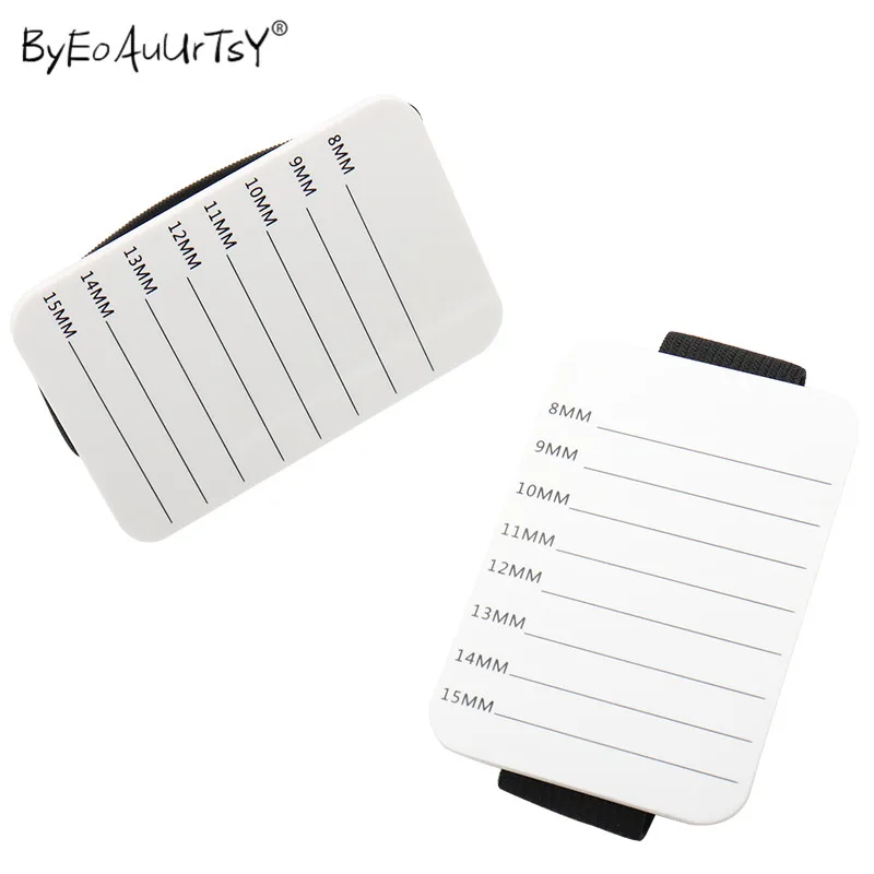 1 set Acrylic Pallet 1 Набор, портативные накладные ресницы, палитра с поясом, макияж, акриловый клей, держатель, таблетки, поддон для ресниц, инструменты для прививки - Длина: 1 set Acrylic Pallet