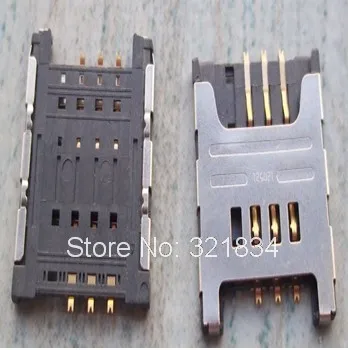 100pcs/lot micro sim card socket for replacement samsung S5570 I9000 I9003 I9008 S5360 C3750 S3650 N7000 W609 | Обустройство дома