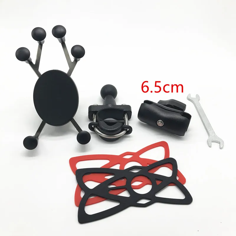 5in1 kit Крепление на руль мотоцикла u-болт Монтажная база с 1 дюймовым шаром или зеркалом заднего вида установочный комплект для gps работы крепление на ОЗУ - Цвет: 5in1 kit