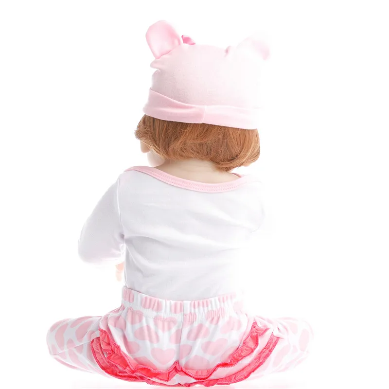 SanyDoll 22 дюйма 55 см силиконовые куклы reborn прекрасный подарок на праздник|silicone