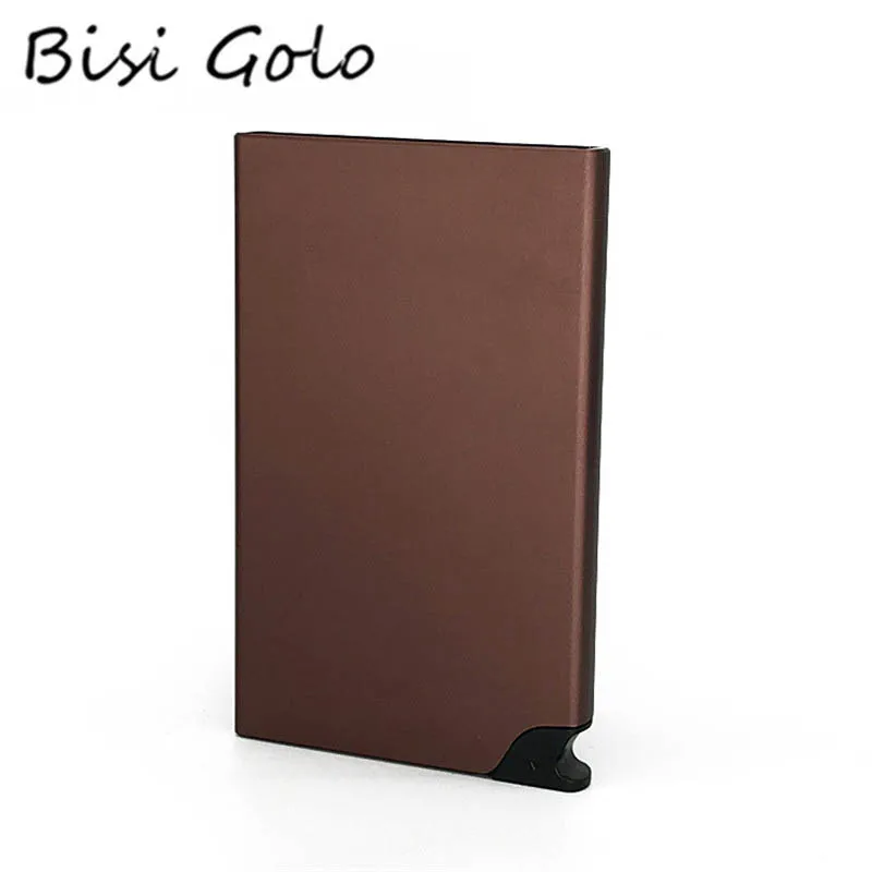 Кошелек для карт BISI GORO мужской/женский металлический модный бумажник с