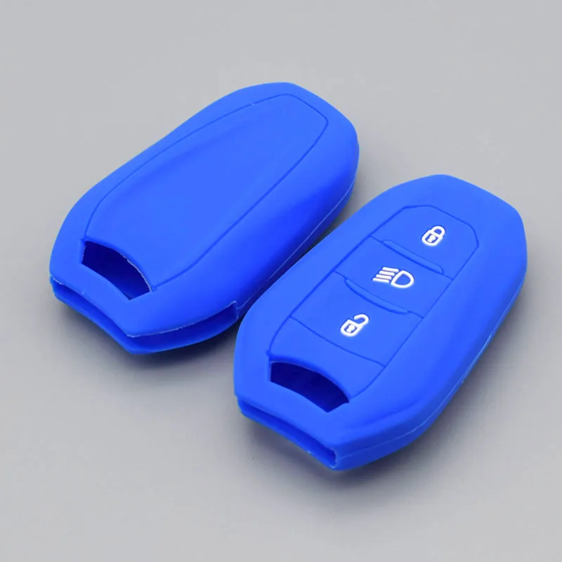 Для Peugeot 308 508 2008 3008 4008 5008 для Citroen smart remote 3 защитный силиконовый резиновый чехол
