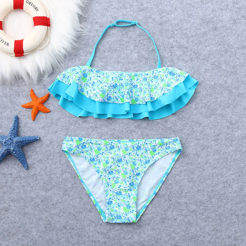 Новинка 2019 купальный костюм для девочек ясельного возраста детский купальник с