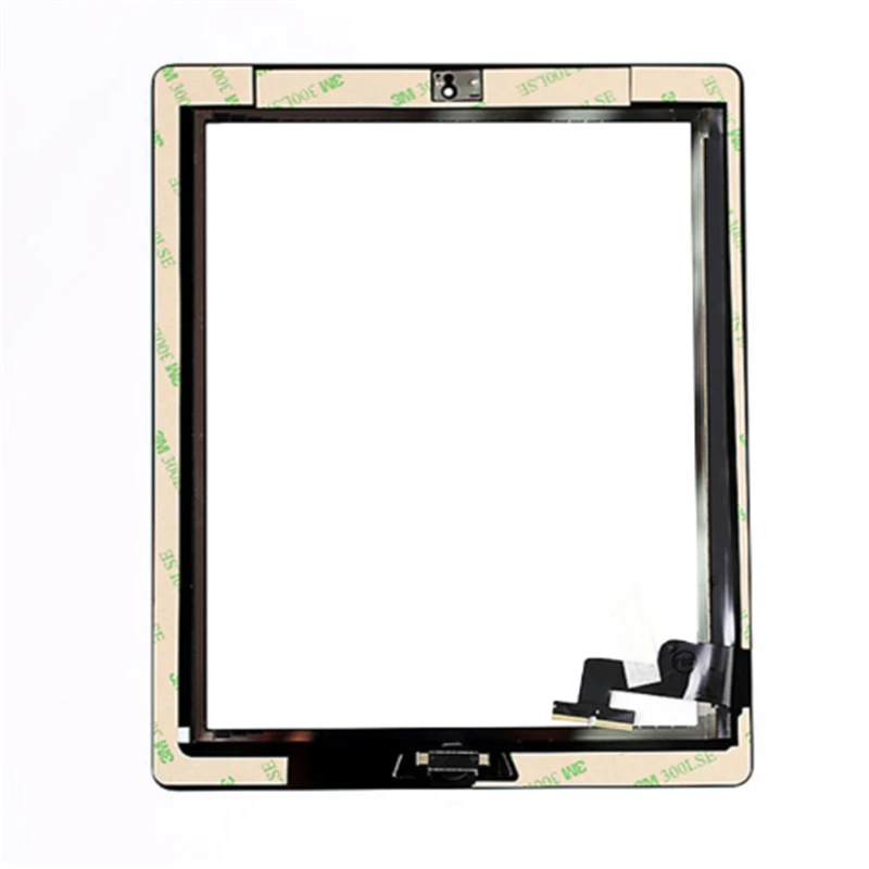 100% протестированный сенсорный экран стекло дигитайзер Замена объектива для iPad 2